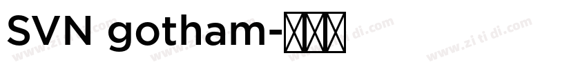 SVN gotham字体转换